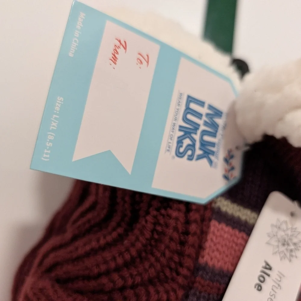 Muk Luks these socks